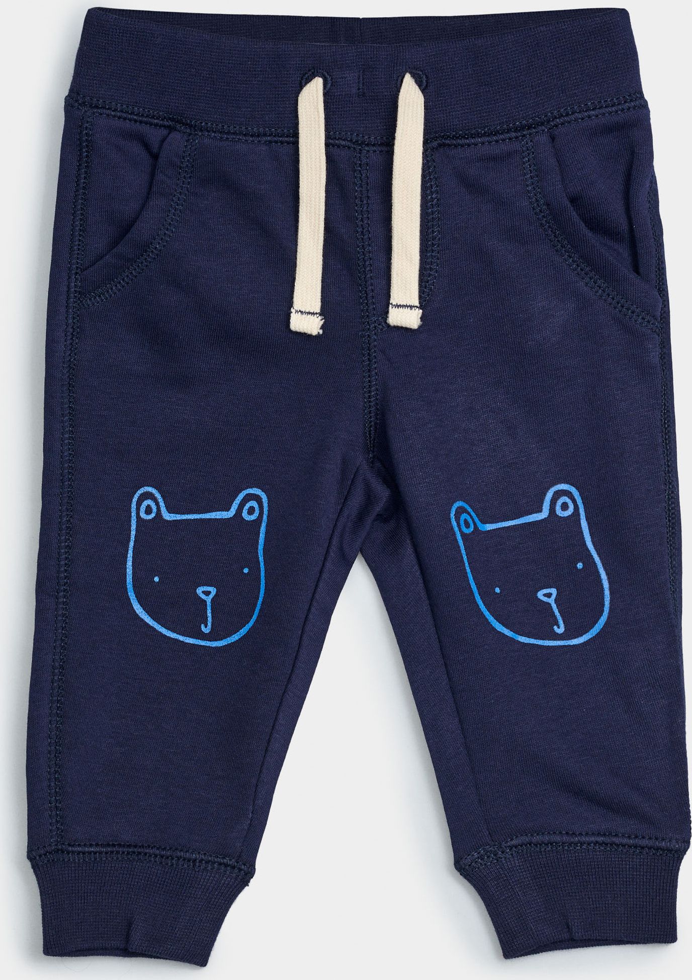 GAP modré baby tepláky Bear - 0-3M - obrázek 1