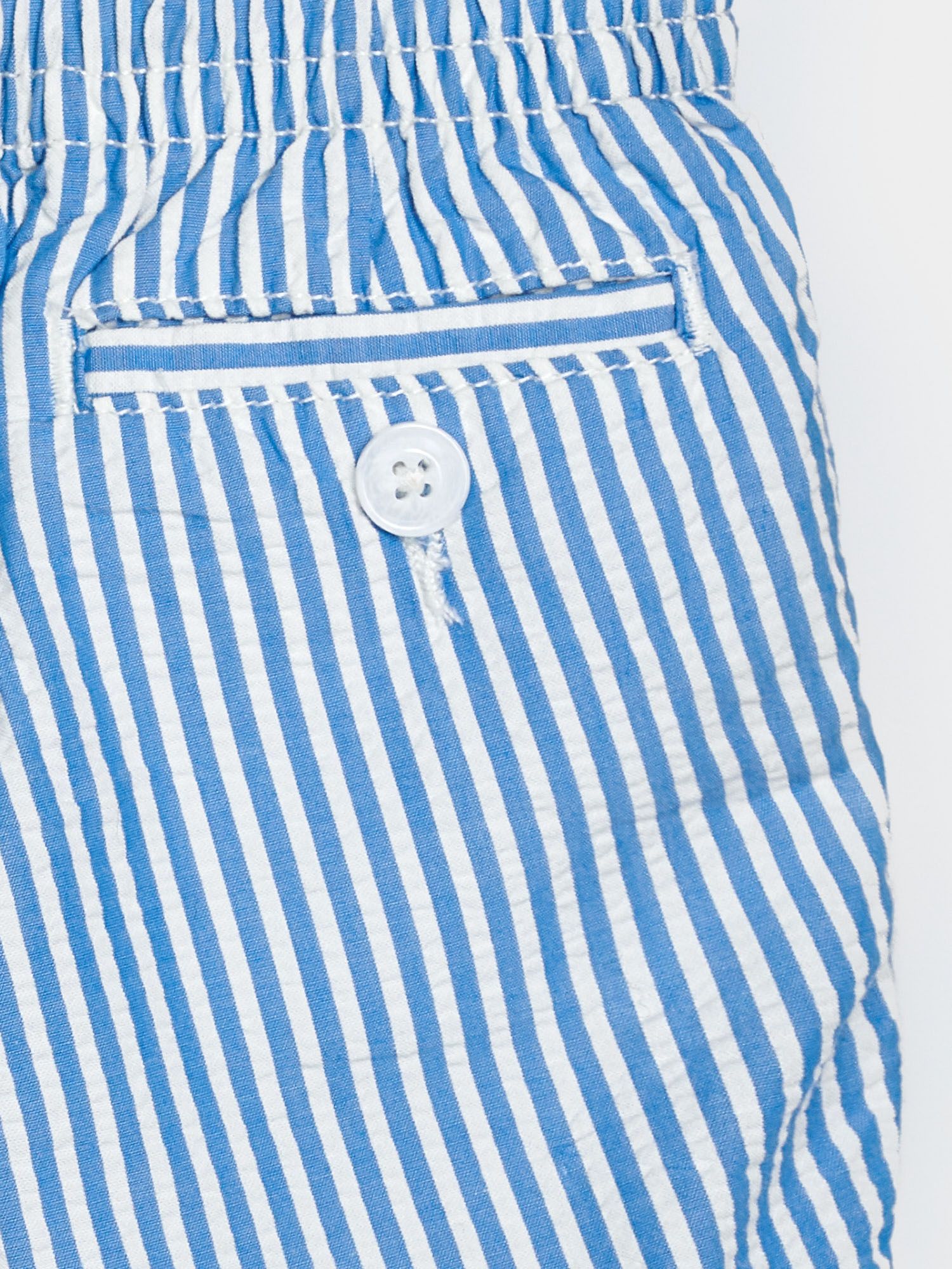 GAP modré baby kraťasy s pruhy - 0-3M - obrázek 3