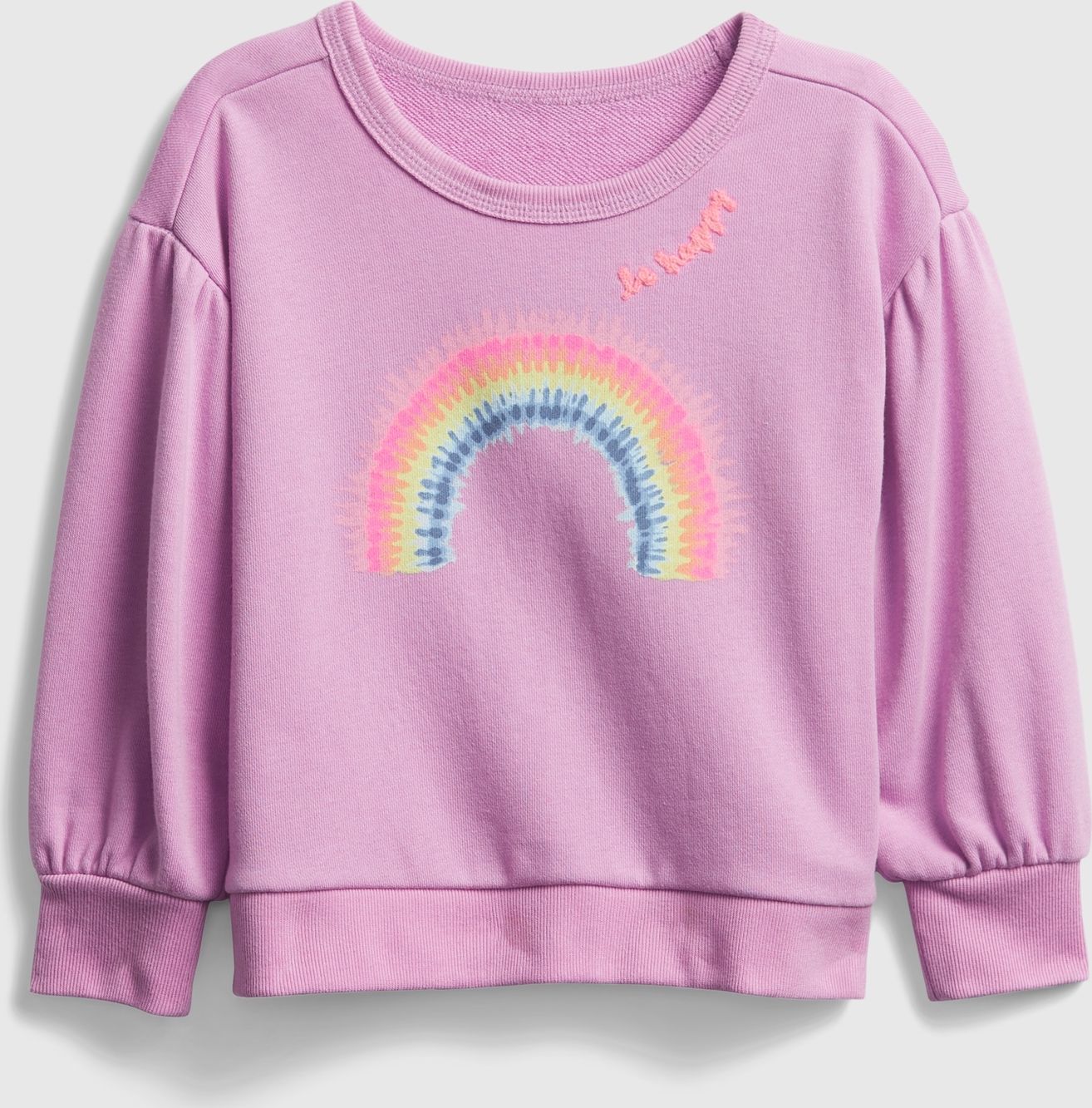 GAP růžové dětská mikina Rainbow - 5YRS - obrázek 1