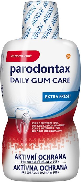 PARODONTAX Daily Gum Care Extra Fresh ústní voda 500 ml - obrázek 1
