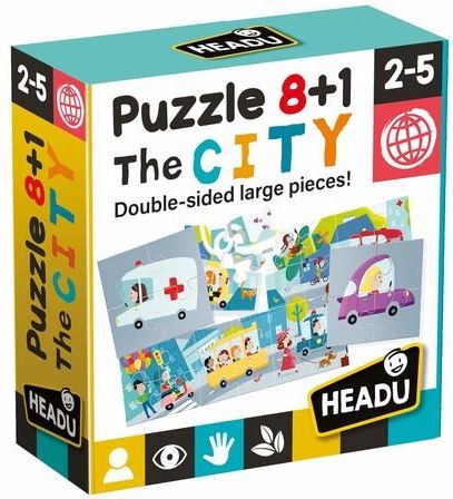HEADU: Puzzle 8+1 Město - obrázek 1