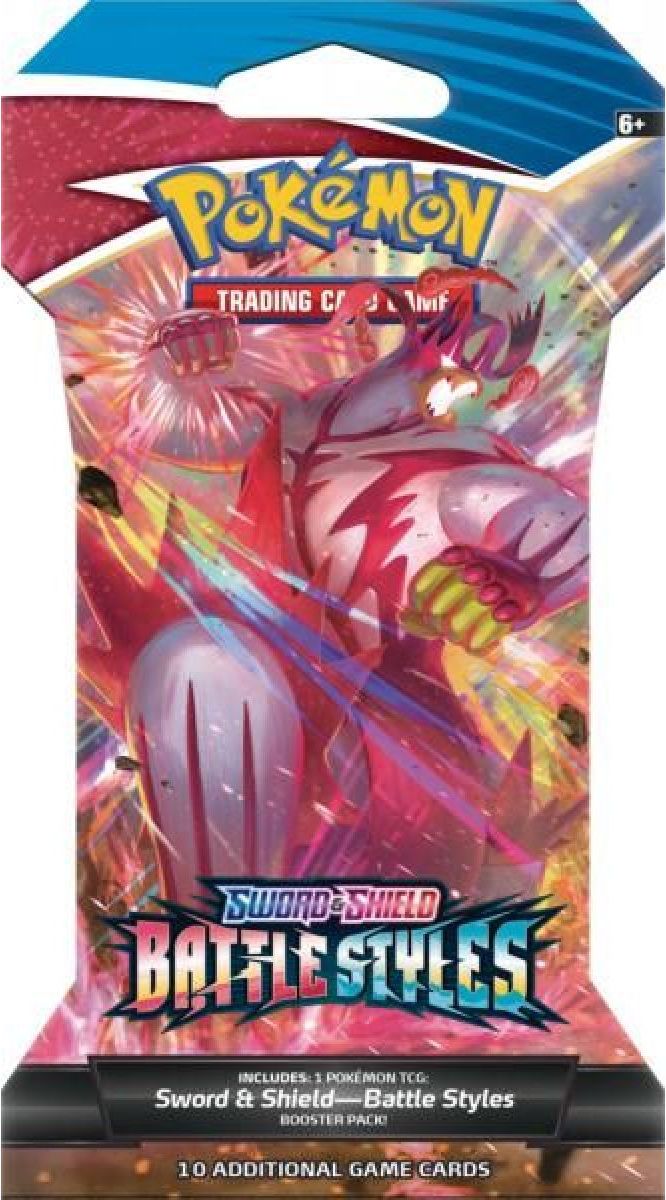 Pokémon TCG Sword & Shield Battle Styles Single Sleeved Booster Pack č.2 - obrázek 1