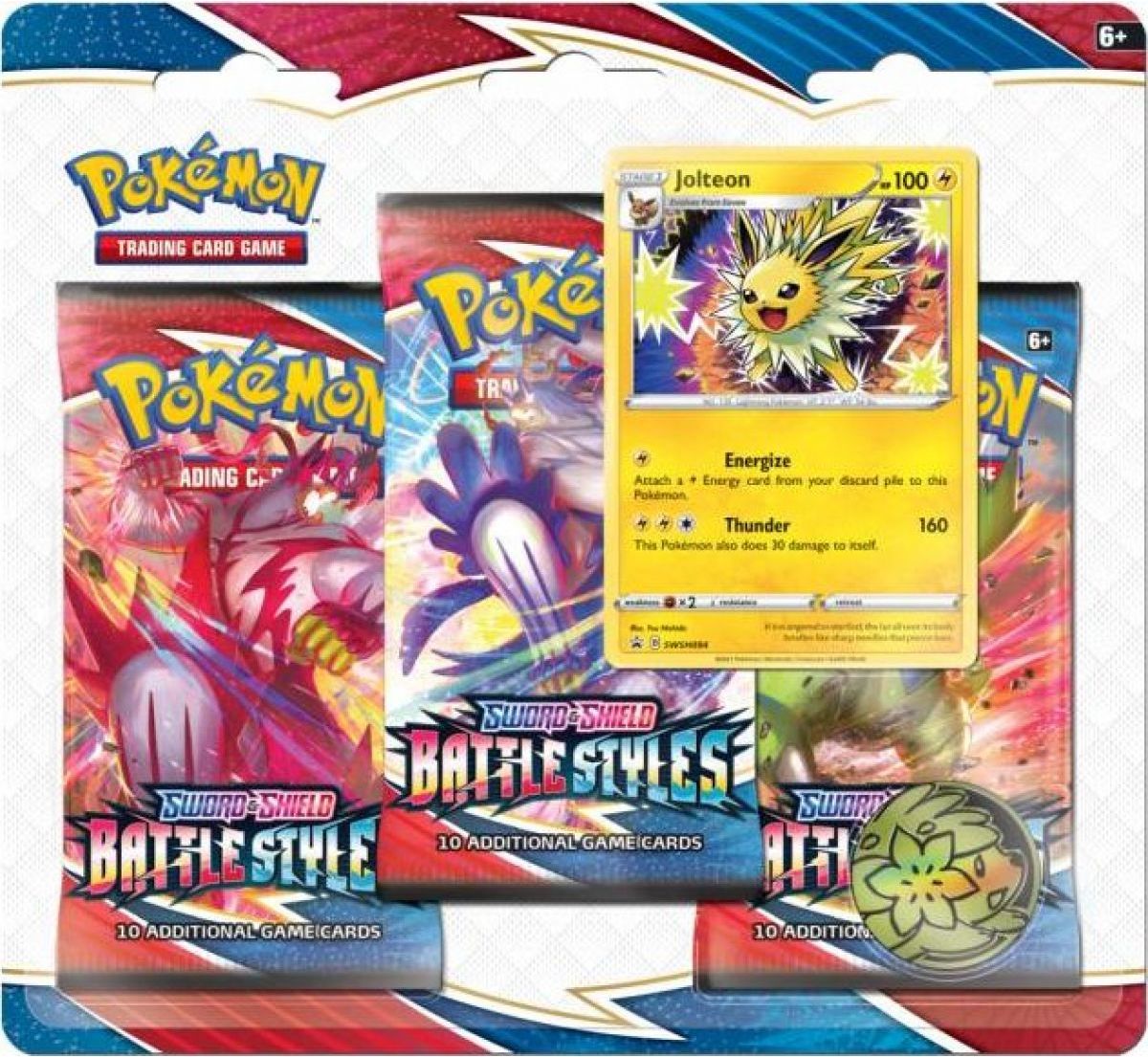 Pokémon TCG: SWSH05 Battle Styles - 3 Blister Booster č.1 - obrázek 1