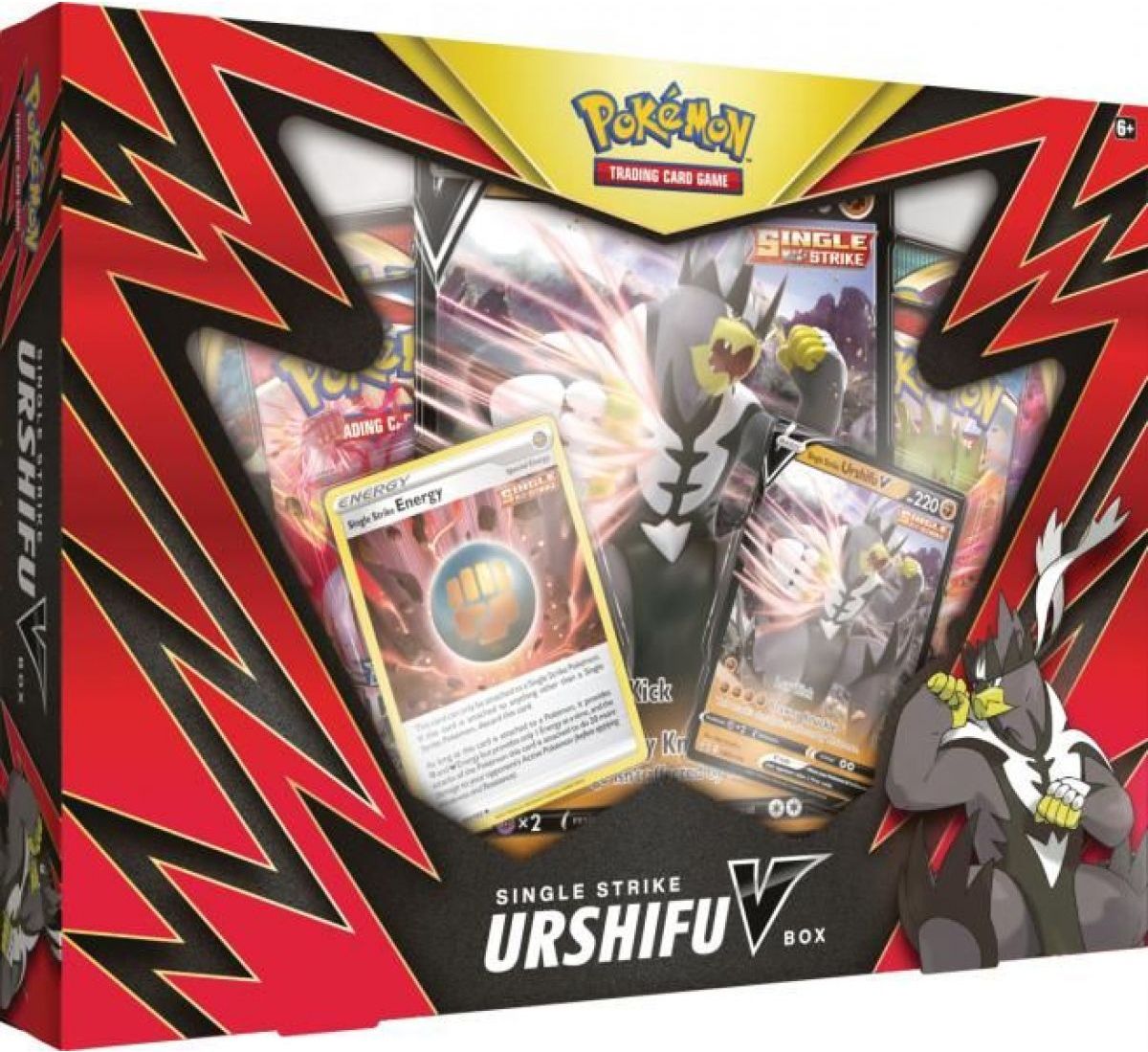 Pokémon TCG: Rapid Strike Urshifu V Box červená - obrázek 1