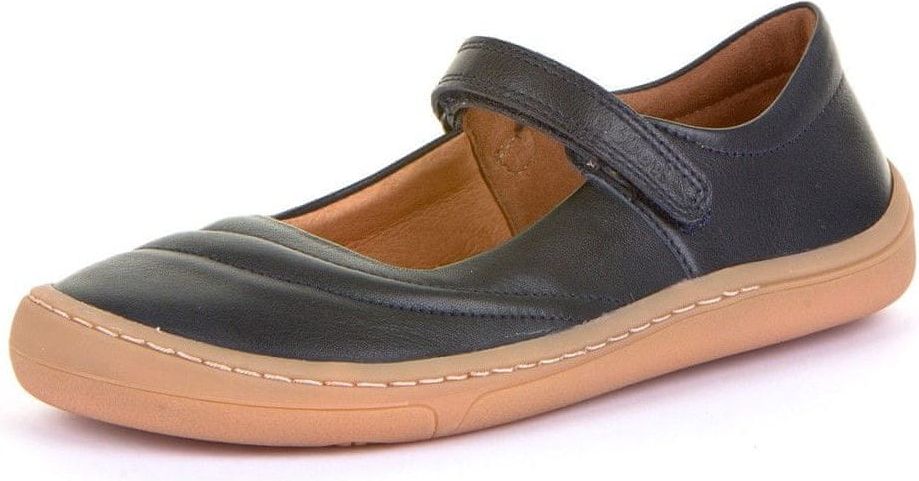 Froddo dívčí kožené barefoot sandály G3140124-1 27 tmavě modrá - obrázek 1