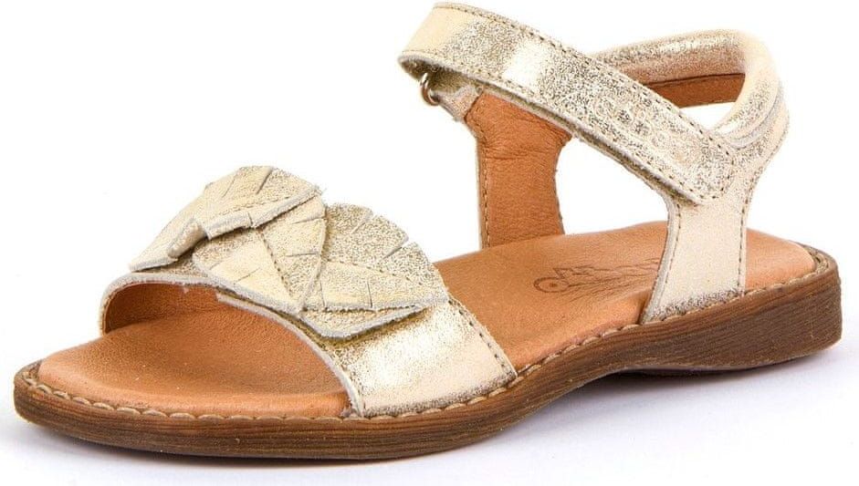 Froddo dívčí kožené sandály G3150180-4 25 zlatá - obrázek 1