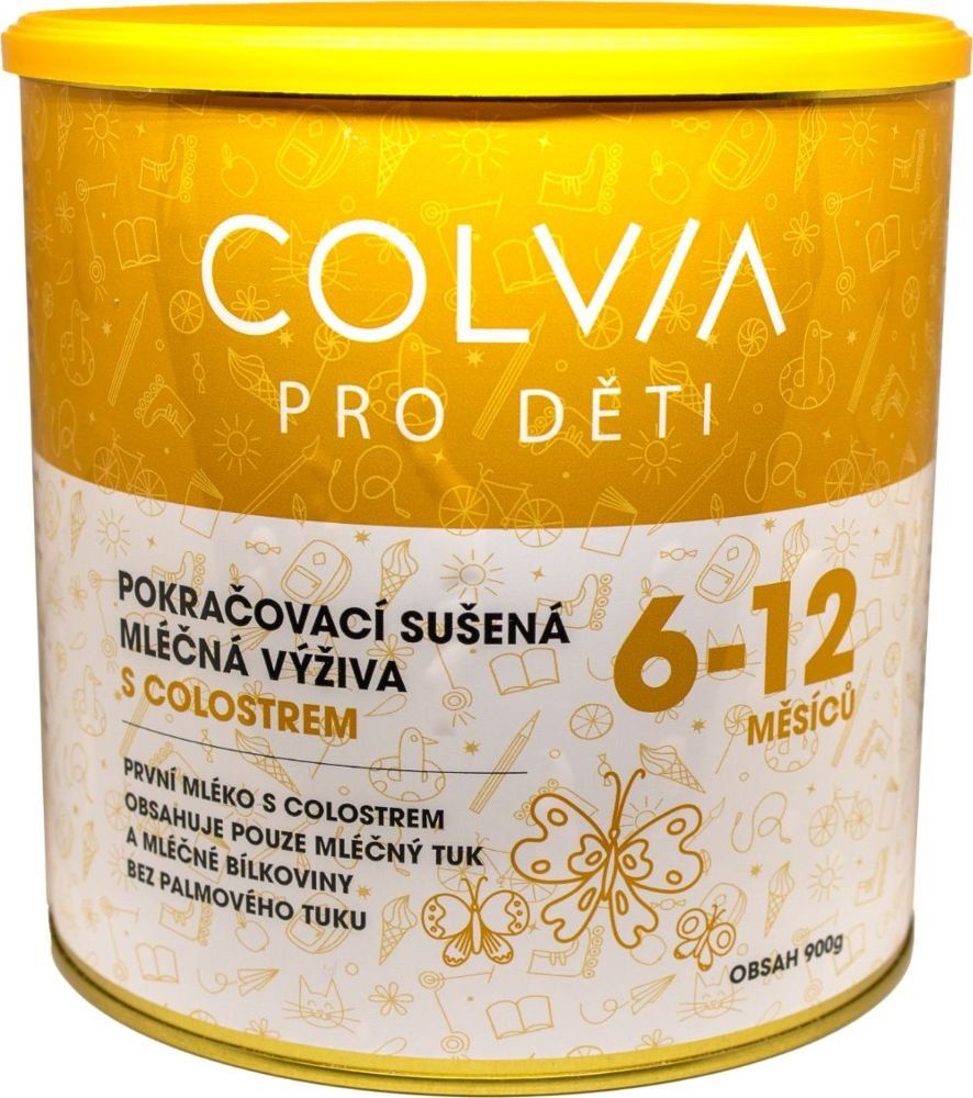 COLVIA Pokračovací sušená mléčná výživa s Colostrem pro věk 6-12 měsíců (900 g) - obrázek 1