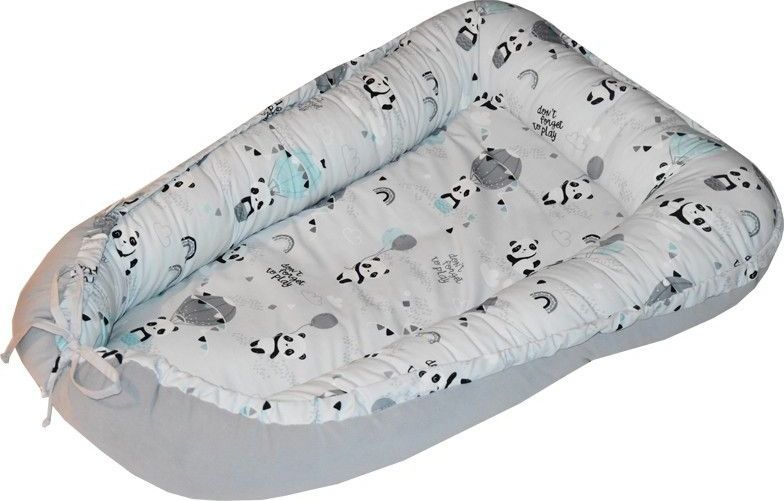 Hnízdo Eko Velvet Grey Panda 2021 - obrázek 1