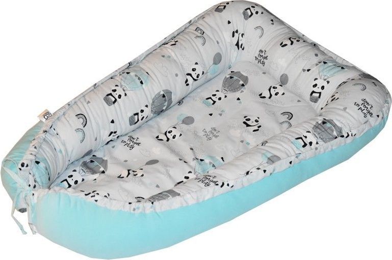 Hnízdo Eko Velvet Turquoise Panda 2021 - obrázek 1