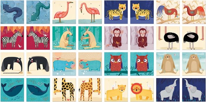 Londji Wild Animals Memo - obrázek 2
