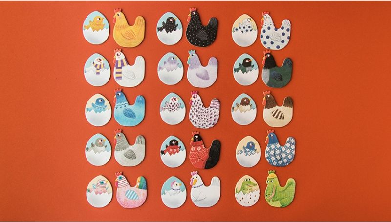 Londji Chicks and chickens memo - obrázek 2