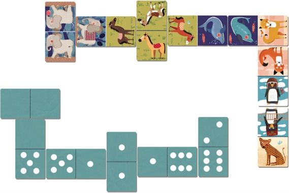 Londji Penguins & Friends Domino - obrázek 3