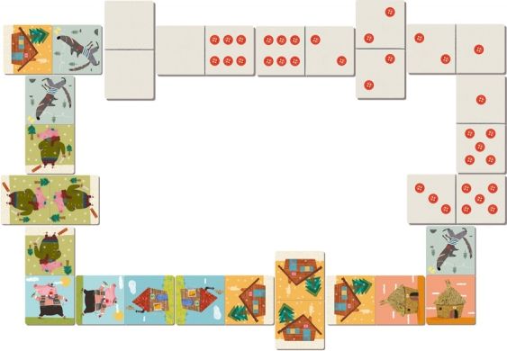 Londji Three Little Pigs Domino - obrázek 3