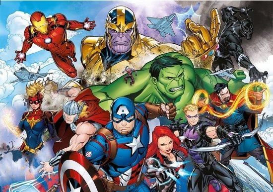 CLEMENTONI Puzzle Marvel: Avengers 104 dílků - obrázek 1