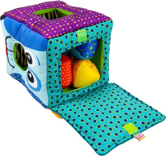 Lamaze - Měkká vkládací kostka se zvířátky - obrázek 7