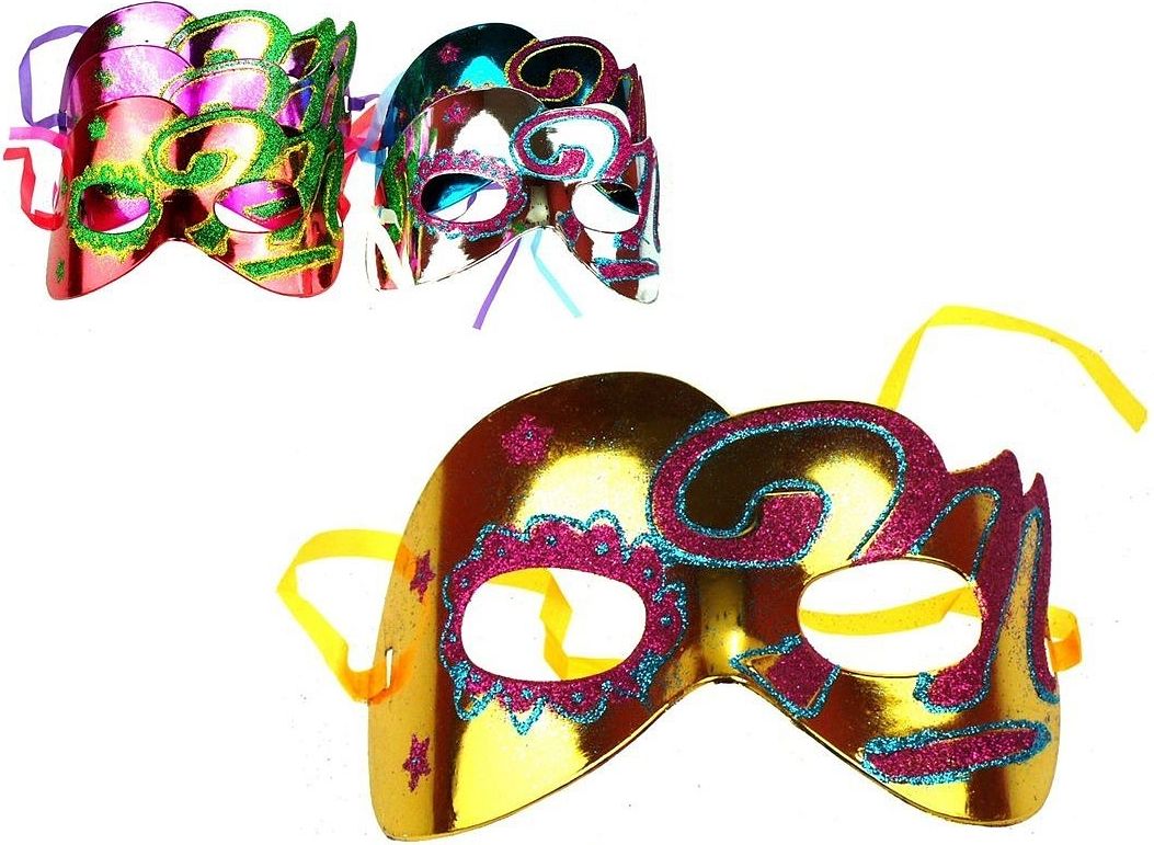 Karnevalová maska malovaná - obrázek 1