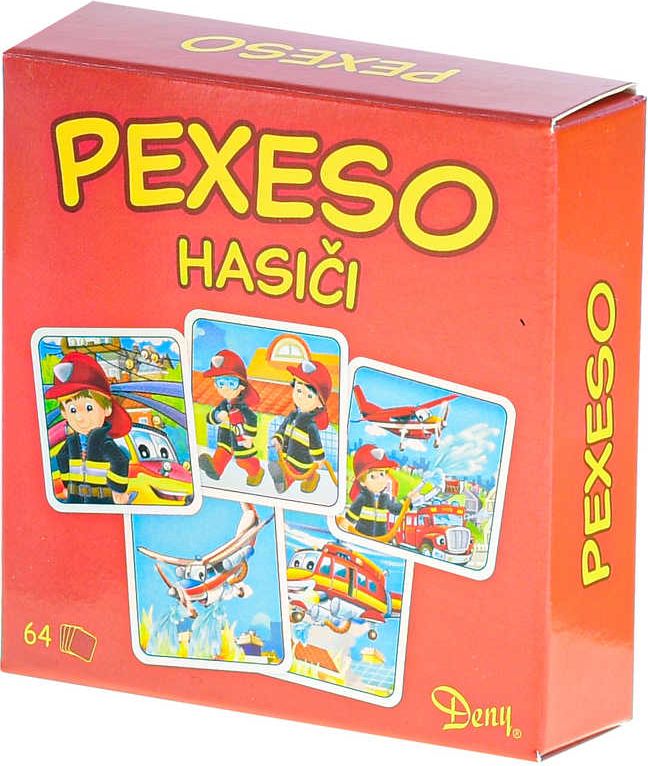 Hra Pexeso Hasiči 64 kartiček *SPOLEČENSKÉ HRY* - obrázek 1
