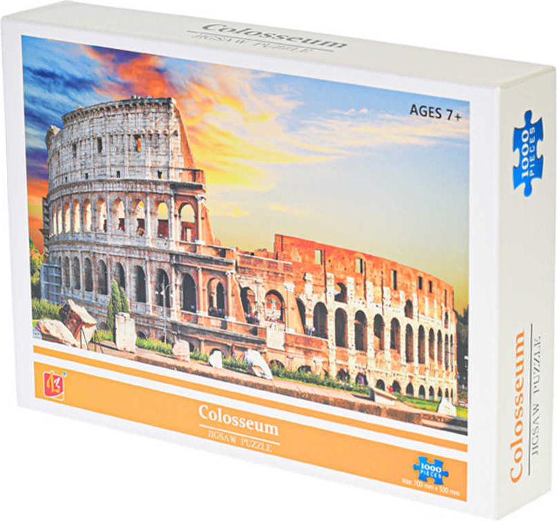 PUZZLE 1000 dílků Colosseum foto 70x50cm skládačka v krabici - obrázek 1