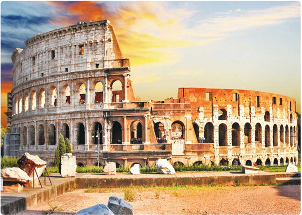 PUZZLE 1000 dílků Colosseum foto 70x50cm skládačka v krabici - obrázek 2