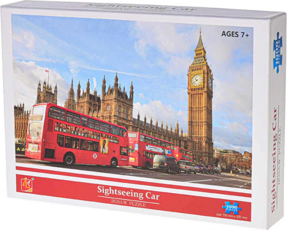 PUZZLE 1000 dílků Doubledecker foto 70x50cm skládačka v krabici - obrázek 2