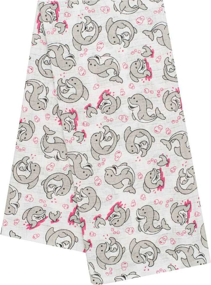 Bavlněná plena s potiskem New Baby Varianta: meow růžová - bílá - obrázek 37
