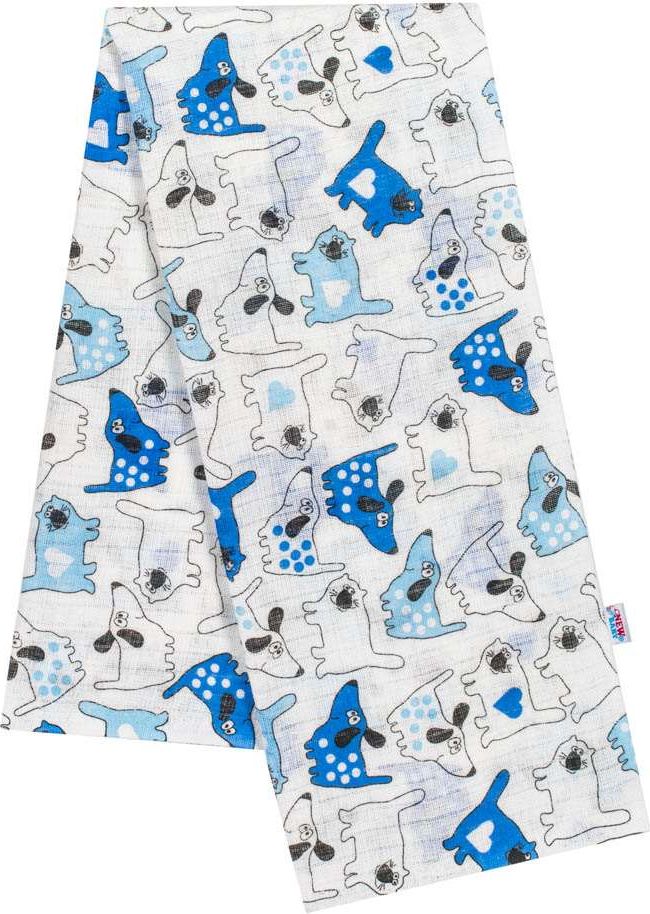 Bavlněná plena s potiskem New Baby Varianta: meow růžová - bílá - obrázek 89