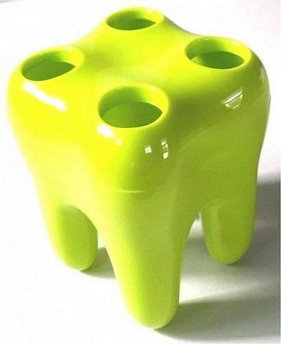 Zubní držák kartáčků - Zelená - obrázek 1