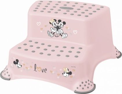 Keeeper Stolička - schůdky s protiskluzovou funkcí - Minnie Mouse, růžová - obrázek 1