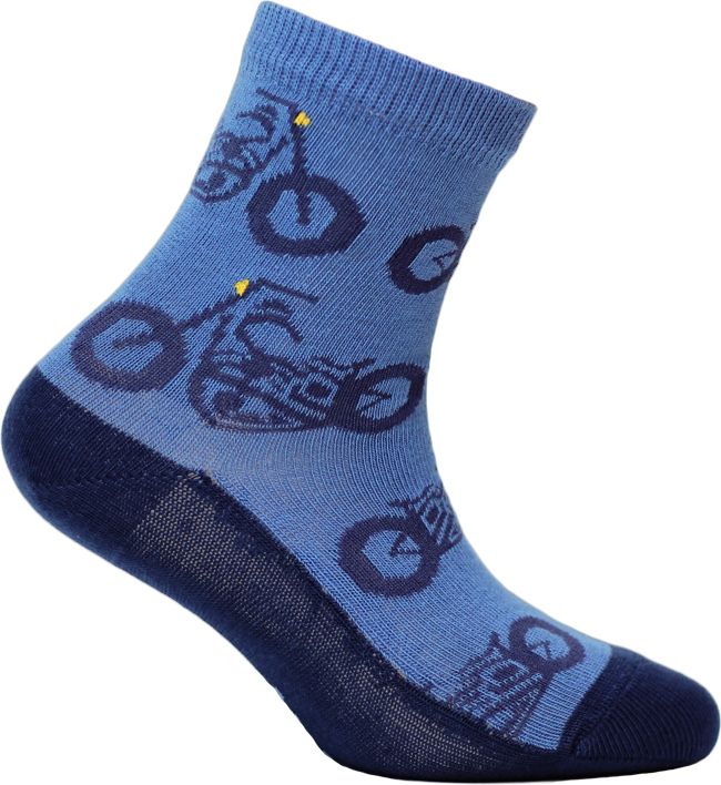 Chlapecké vzorované ponožky GATTA MOTO modré Velikost: 21-23 - obrázek 1