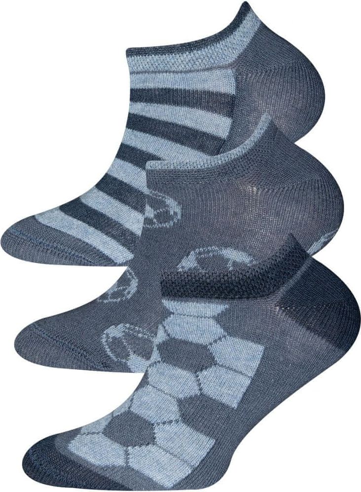 EWERS 3pack chlapeckých ponožek 201305 27-30 tmavě modrá - obrázek 1