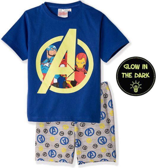 Sun City Dětské pyžamo Avengers světélkující modré Velikost: 104 (4 roky) - obrázek 1