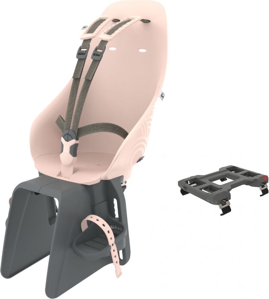 Zadní cyklistická sedačka s adaptérem na nosič Urban Iki Pink 2021 - obrázek 1