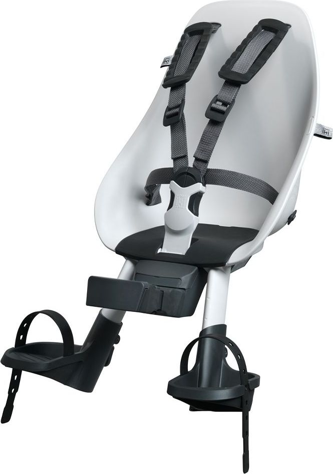 Přední sedačka na kolo s upínacím adaptérem Urban Iki Light Grey/Black 2021 - obrázek 1