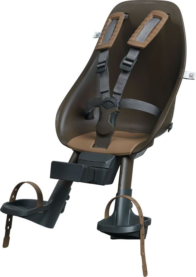 Přední sedačka na kolo s upínacím adaptérem Urban Iki Brown/Light Brown 2021 - obrázek 1