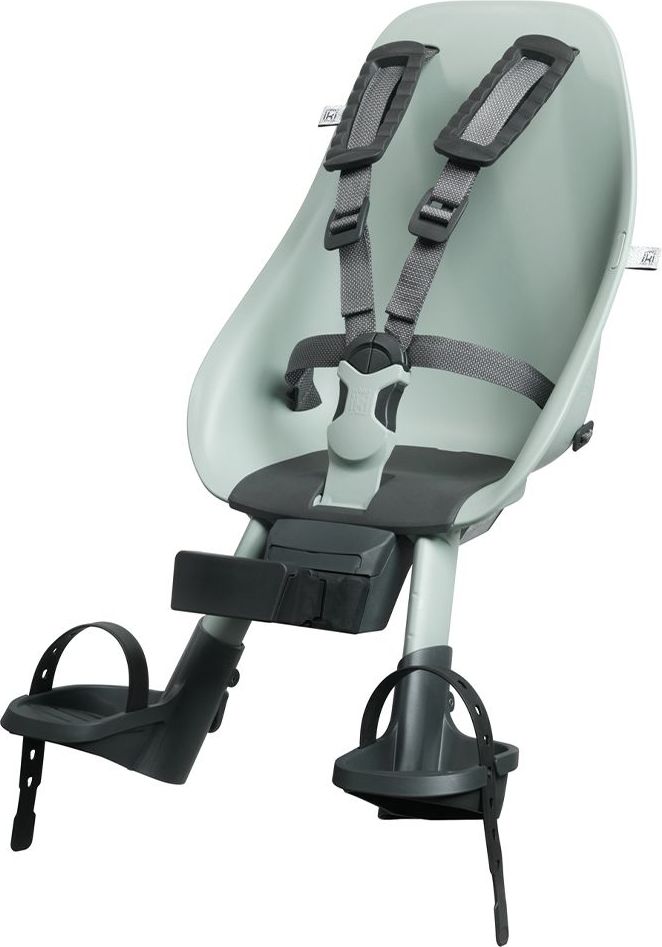 Přední sedačka na kolo s upínacím adaptérem Urban Iki Grey/Black 2021 - obrázek 1