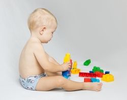 Plenkové kalhotky a EKO plena 2ks - GEPARDÍK hnědo-béžové - Mamatti    velikost 5 - 14kg - obrázek 4