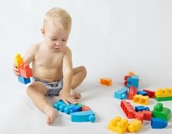 Plenkové kalhotky a EKO plena 2ks - ROZETA s růžovou - Mamatti         velikost 5 - 14kg - obrázek 4