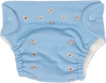 Plenkové kalhotky a EKO plena 2ks - JEDNOBAREVNÉ modré - Mamatti          velikost 3 - 8kg - obrázek 1