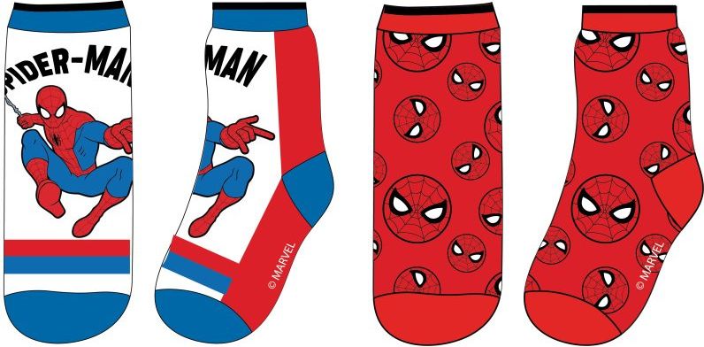 E plus M · Dětské / chlapecké ponožky Spiderman (2 páry) EU 27 - 30 - obrázek 1