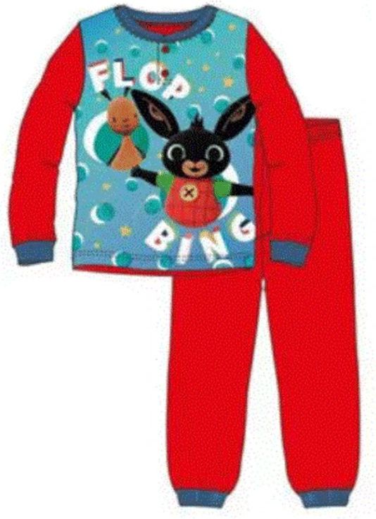 Sun City - Chlapecké bavlněné pyžamo zajíček Bing - červené 104 - obrázek 1