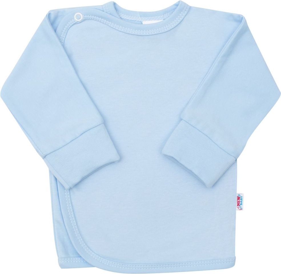 NEW BABY Kojenecká košilka s bočním zapínáním New Baby světle modrá Modrá 68 (4-6m) - obrázek 1
