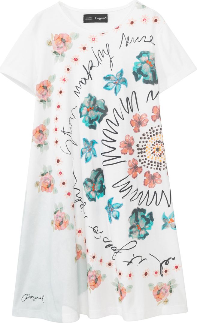 Desigual bílé dívčí šaty Vest Esther - 5/6 - obrázek 1
