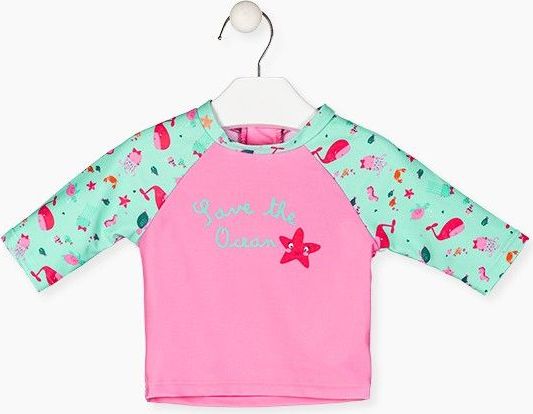Losan dívčí tričko s UV ochranou 118-1010AL 68 růžová - obrázek 1