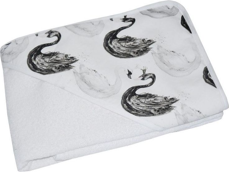 Dětská osuška Eko B&W Swans 2021 - obrázek 1