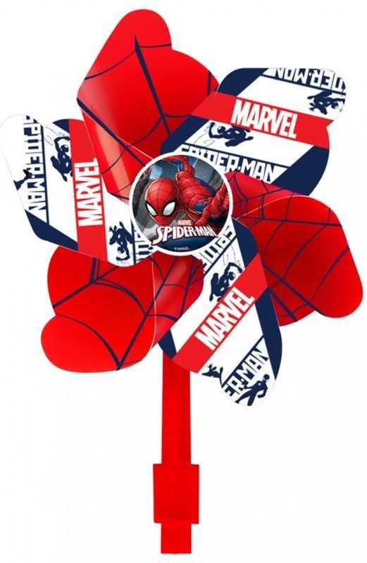 SEVEN Větrník na dětské kolo Spiderman Plast a Polyester, 17 cm - obrázek 1