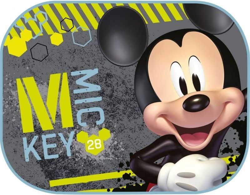 SEVEN Sluneční clona Mickey Go Polyester, 2 ks 44x35 cm - obrázek 3