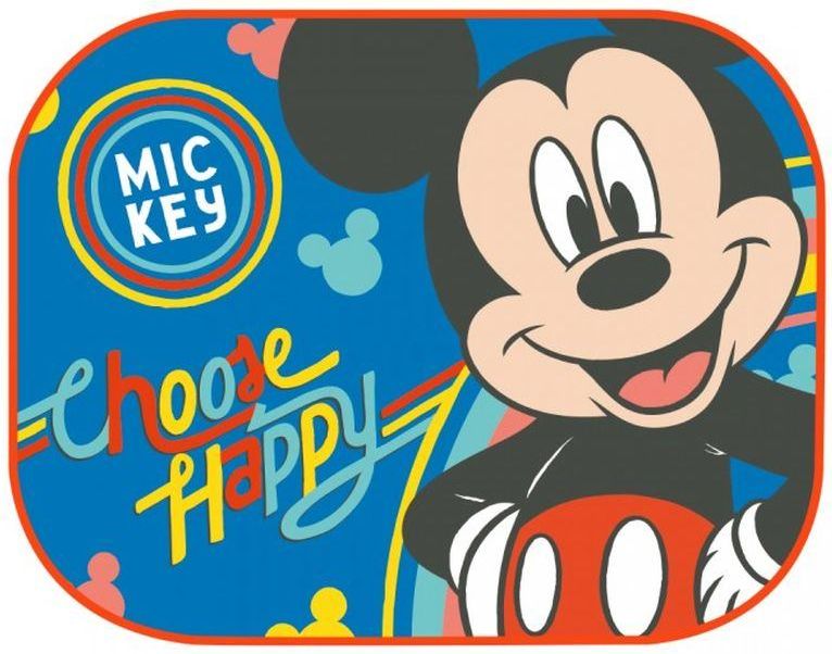 SEVEN Sluneční clona Mickey a Minnie Polyester, 2 ks 44x35 cm - obrázek 2