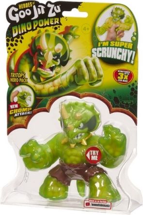 GOO JIT ZU figurka TRICERATOPS série 3 - obrázek 4