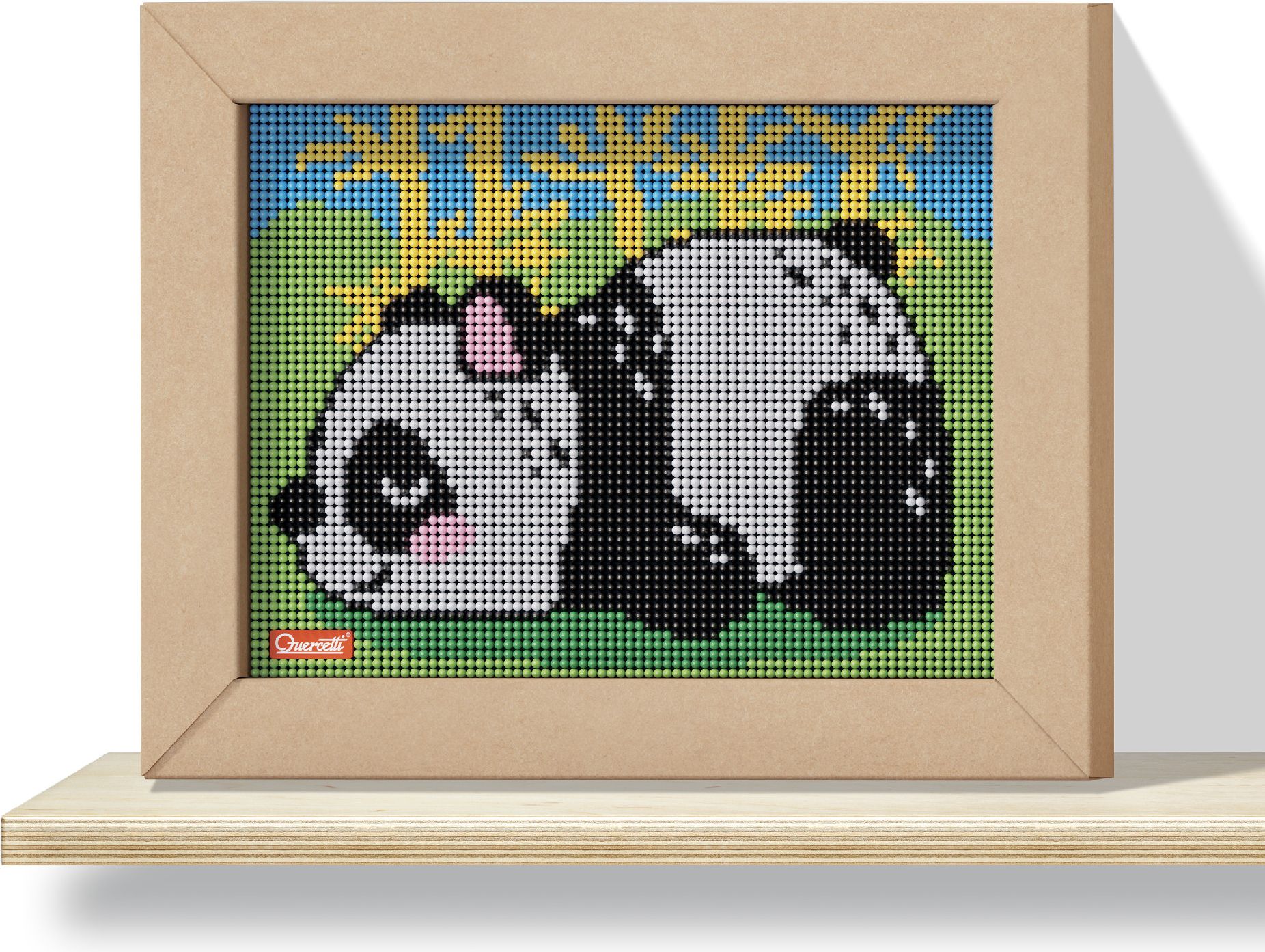 Quercetti Pixel Art 4 Kawaii Panda – mozaika z kolíčků - obrázek 2