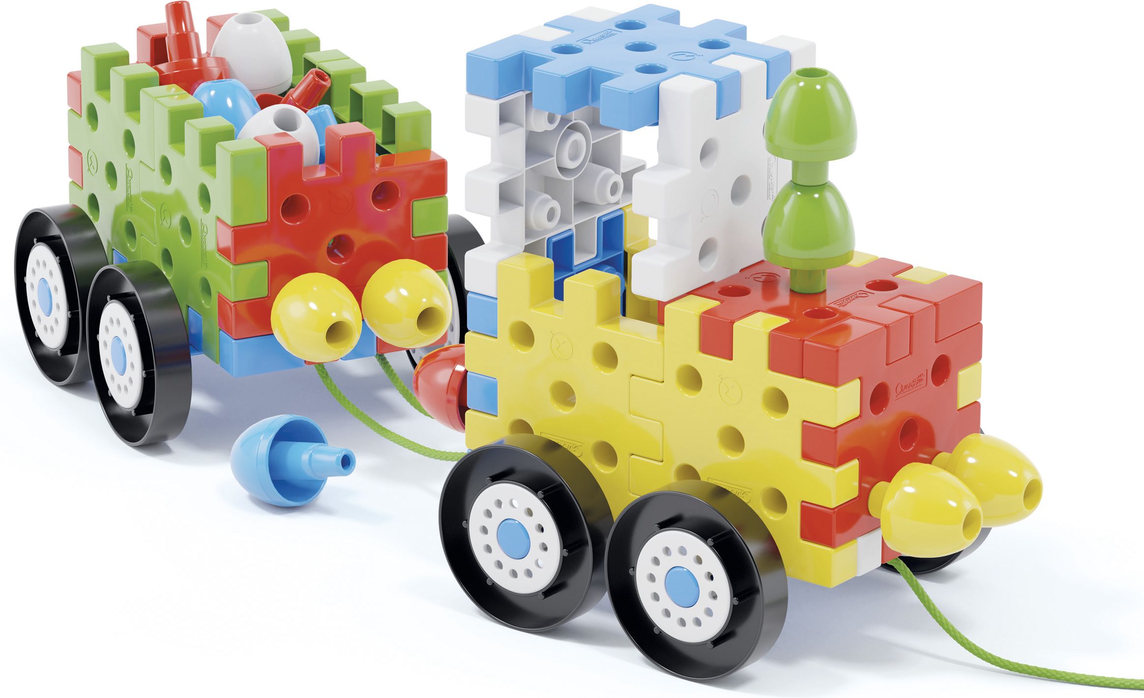 Quercetti Jumbo Peggy Vehicles – stavebnice pro nejmenší - obrázek 2